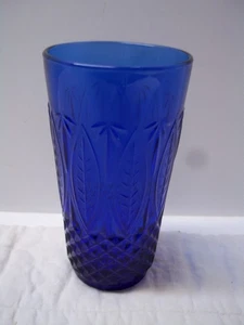 Avon Royal Sapphire Cobalt Blue Drinking Glass - Picture 1 of 4