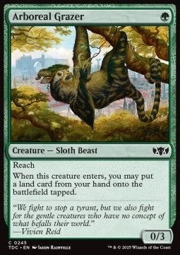Magic/MTG Arboreal Grazer TDC-245 Common Englisch Neu - Bild 1 von 2