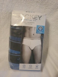 Jockey Essential Fit Gr. XXL Herren 4 Mid-Rise Slips verschiedene Farben  - Bild 1 von 7