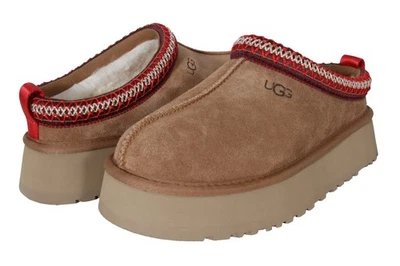 UGG Tazz II Women’s Platform Slippers | Color: Chestnut | Style 1174471-CHE - Image 1 of 4