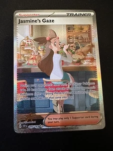 JCC Pokémon Jazmín Mirada 245/191 Chispas Surgentes Ilustración Especial Raro - Imagen 1 de 2