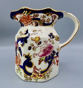Mason's Blue Mandalay Floral Keramik Krug / Kanne - 17 cm hoch - sehr guter Zustand - Bild 1 von 10