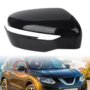 Right Passenger Mirror Cover Cap For Nissan 2015-2021 Murano 14-20 Rogue QASHQAI - Picture 1 of 10