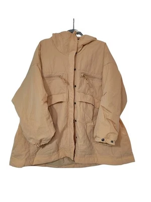 Jaqueta Free People Billie Boxy leve isolada néctar tamanho M-L nova sem etiquetas $248 - Imagem 1 de 4