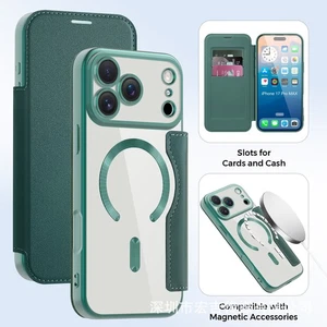Phone Case RFID Magnetic Leather Wallet For iPhone 17 Air 16 Pro Max 15 14 13 12 - Picture 1 of 16