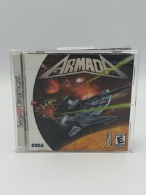 Armada (Sega Dreamcast, 1999) Game, Case, Manual - Tested and Working READ