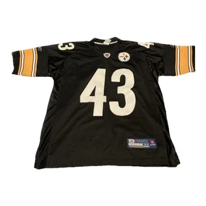 STITCHED Pittsburgh Steelers Polamalu 48 Trikot NFL OnField Reebok - Bild 1 von 4