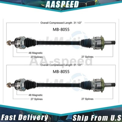 CV Joint CV Axle Shaft Assembly Rear For Mercedes-Benz S400 2010 TrakMotive - Image 1 of 2