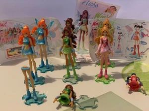WINX CLUB 2006 SORPRESINE KINDER FERRERO BLOOM FLORA AISHA MUSA ACTION FIGURE - Foto 1 di 48