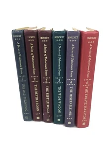 Lot of 6 A Series of Unfortunate Events PB Books Lemony Snicket 1-2-2-3-4-6 - Picture 1 of 11