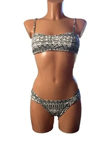 Billabong Bikini Set Avalon Coxos   schwarz weiß              - Picture 1 of 2