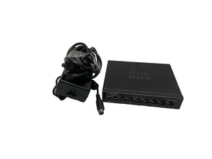 Cisco SG110D-08HP SG110D 8 port POE switch with adapter. 90days warranty.RT - Picture 1 of 4