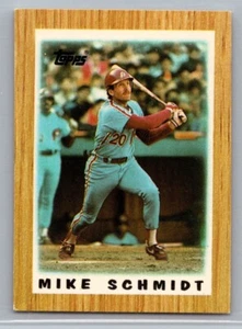 Mike Schmidt 1987 Topps Mini #30 Phillies - COOL CARD! π - Picture 1 of 2