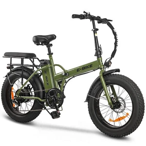 Ebike 20" 500W 36V/10Ah Electric Folding Bike Bicycle Fat Tire City E-bike USA - Picture 1 of 11