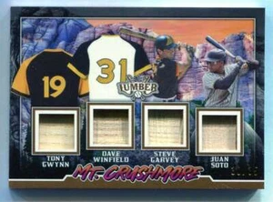 2024 Leaf Lumber Mount Crushmore mc7 Winfield Garvey Soto Gwynn Quad Bat 30/35 - Picture 1 of 2