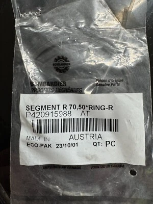 Anillo de pistón Ski-Doo 70,5 Formula/Grand Touring/Mach Z 1997-2003 Foto 1 de 2