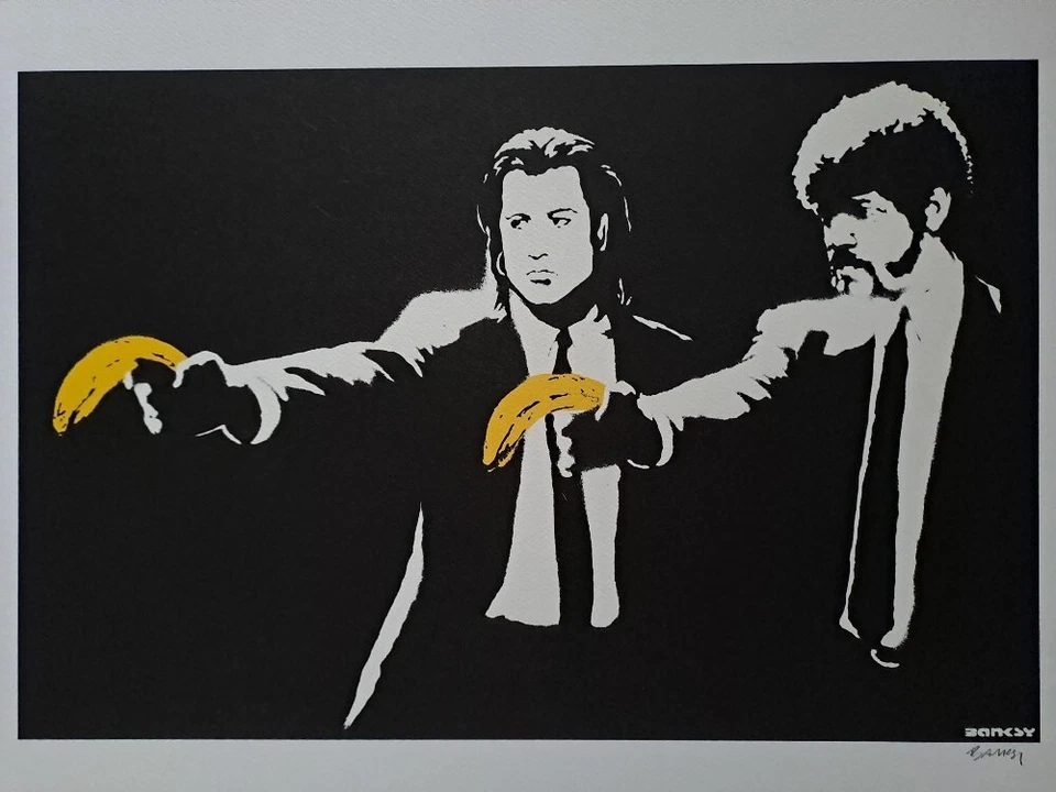 Banksy Art Print - Pulp Fiction - Certificate