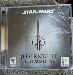Star Wars Jedi Knight Jedi Academy PC both discs jewel case - Picture 1 of 3
