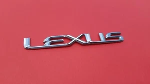 98 99 00 01 02 03 04 05 LEXUS GS GS300 GS400 GS430 REAR CHROME EMBLEM BADGE C3 - Picture 1 of 4