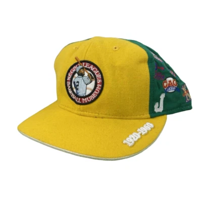 De Colección Headgear NLBM Liga Negra Logotipos de Béisbol Gorra Ajustada 100% Lana Talla 7 7/8 Foto 1 de 4