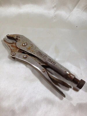 Alicates de bloqueo de mandíbula curva vintage Stanley 85-761 Foto 1 de 4