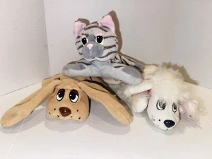 Pound Puppies Lot  Of 3 / 2 Puppies/1 Purrries. Vintage. Adorable!!! - Picture 1 of 9
