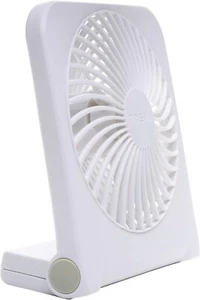 5 Inch USB And Battery Powered Desk Fan With Two Cooling Speeds And Adjustable - Picture 1 of 8