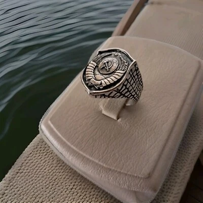 Кольцо серебряное с символикой СССР - Image 1 of 4