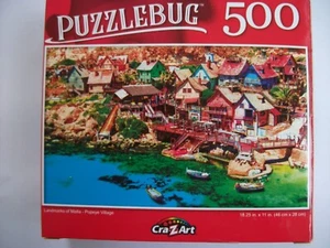 New Puzzlebug 500 Piece Jigsaw Puzzle (Popeye Village) - Picture 1 of 1
