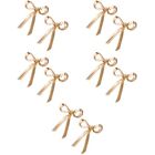 5 Pairs Costume For Women Statement Earrings Miss Ribbon