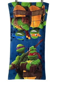 TMNT Beach Towel Kids Nickelodeon 2014 Teenage Mutant Ninja Turtles 46x24 Large - Picture 1 of 14