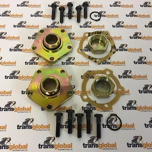 HEAVY DUTY 24 Spline Drive Flange Kit x2 for Land Rover Defender 200Tdi to 93 - Picture 1 of 1