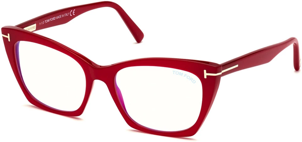 TOM FORD Eyeglasses FT5709-B 072 Red Cat Eye Woman
