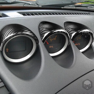 3 PIEZAS Cubierta interior de fibra de carbono real calibre para 350Z 2003-2009 Z33 - Imagen 1 de 4