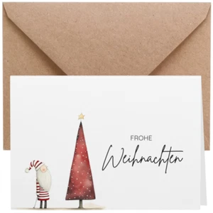ZETTMANN® 20er Premium Weihnachtskarten mit Umschlag Set - Weihnacht Karten NEU - Bild 1 von 7