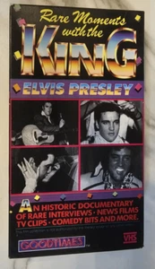 Rare Moments with the King ELVIS PRESLEY Vintage VHS Tape Cassette 1987 - Picture 1 of 3