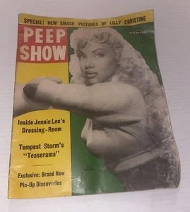 1955 Peep Show Vol 1 No 22 Summer Large Format Pin-up Magazine Vintage 1950s - Picture 1 of 6