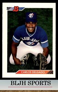 1992 Bowman #127 Carlos Delgado Toronto Blue Jays RC (2C2)
