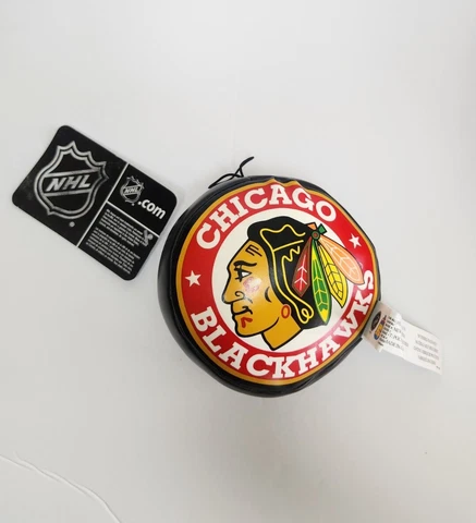 NHL Chicago Blackhawks Hockey Puck Plush NWT Cover
