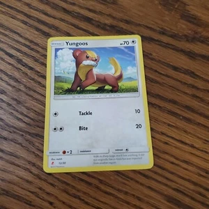 Pokemon Juego de Cartas Coleccionables Yungoos Tarjeta Sol y Luna 109/149 LP - Imagen 1 de 2