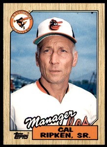 1987 TOPPS TRADED CAL RIPKEN SR. BALTIMORE ORIOLES #102T