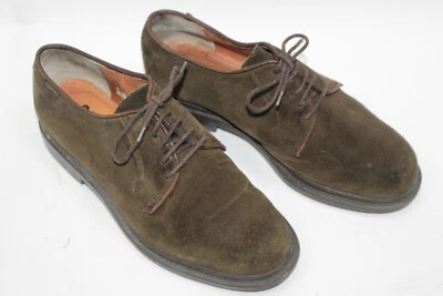 Zapatos De Hombre CAMPER Talla 7 Europa 40 Cuero Suede Marrón S8099 - Imagen 1 de 4