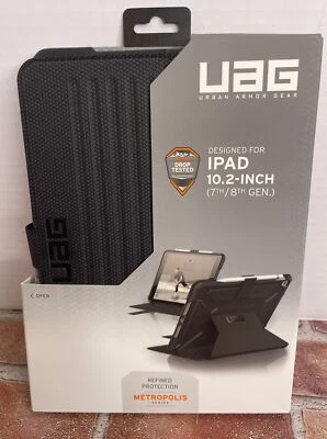 UAG Metropolis Folio Case for Apple iPad 10.2 (9th/8th/7th Gen) - Black - Image 1 of 4