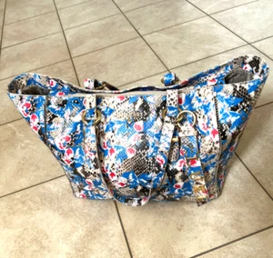 Guess Luxe Leder Handasche Shopper blau - bunt Neuwertig - Bild 1 von 12