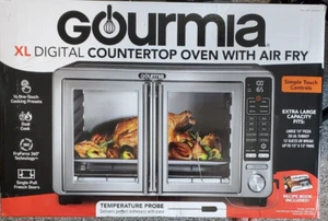Gourmia XL Digital Countertop Oven with Air Fry, French Door, Stainless, Kitchen - Picture 1 of 2
