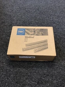 GBC WireBind Binding Spines 7/16 Black 100 Pack - Binding Spines - Picture 1 of 4