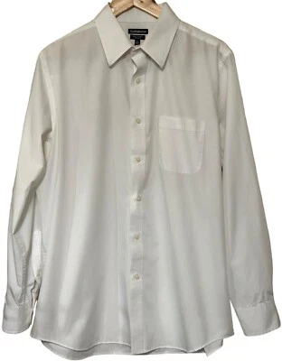 Camisa de vestir blanca con cuello talla XL de corte clásico de fácil cuidado para hombre talla XL Foto 1 de 4