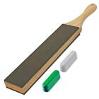 Leather Strop For Knife Sharpening With Polishing Compound Paddle Strop Doubl...