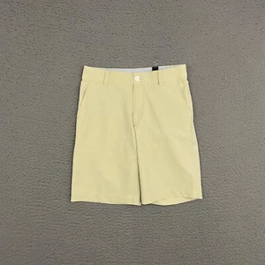 PUMA Golf Shorts Boys Small Sand Beige Pockets Chino Preppy Outdoor Sports - Picture 1 of 9