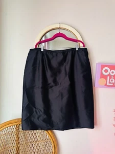 NWT Dana Buchman Woman Black Silk Skirt, Size 22 Retail $188 Saks Off 5th - Picture 1 of 5